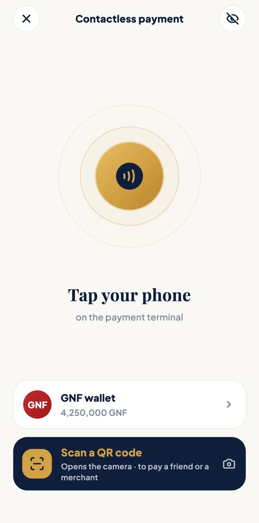 BZA app screen